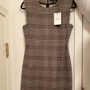 Theory Womens Plaid Gingham Dress NWT Size 8